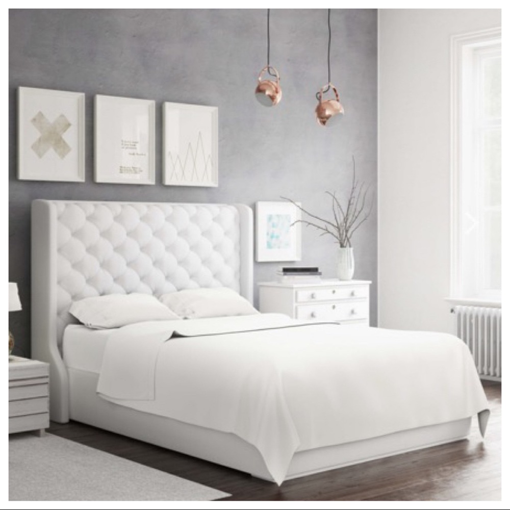 WHITE SOFT 1800 COUNT MICROFIBER SHEETS SET - Picture 2 of 8